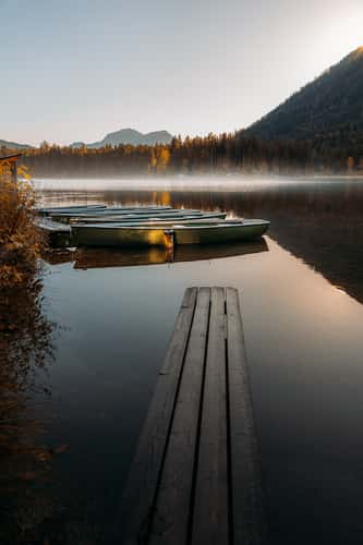 Hintersee harbor
