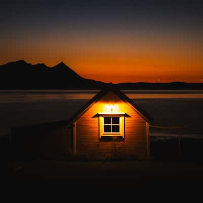 Houses at Lenangsveien, Norway