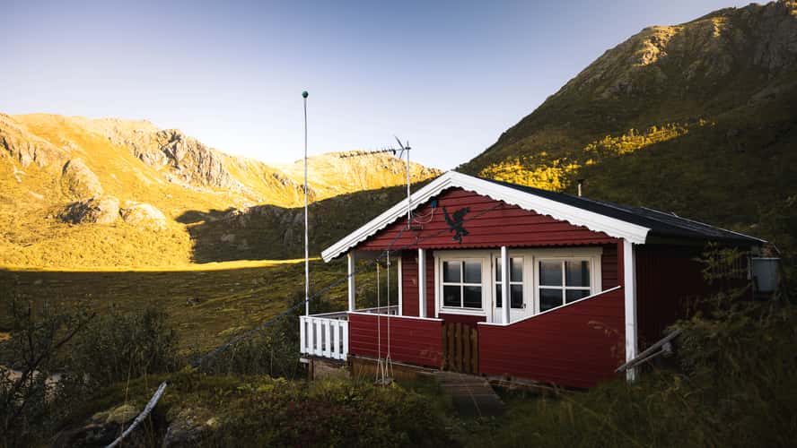 Huts at Dronningruta