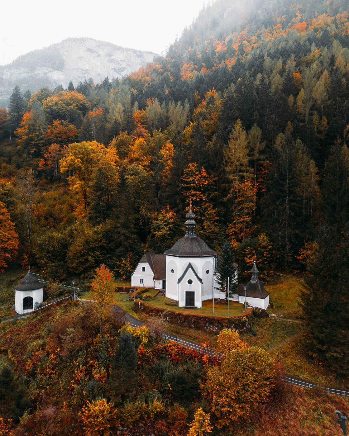 Kalvarien Mountain Church (Drone), Austria