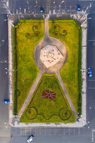 Kirov square, Petrozavodsk (drone)