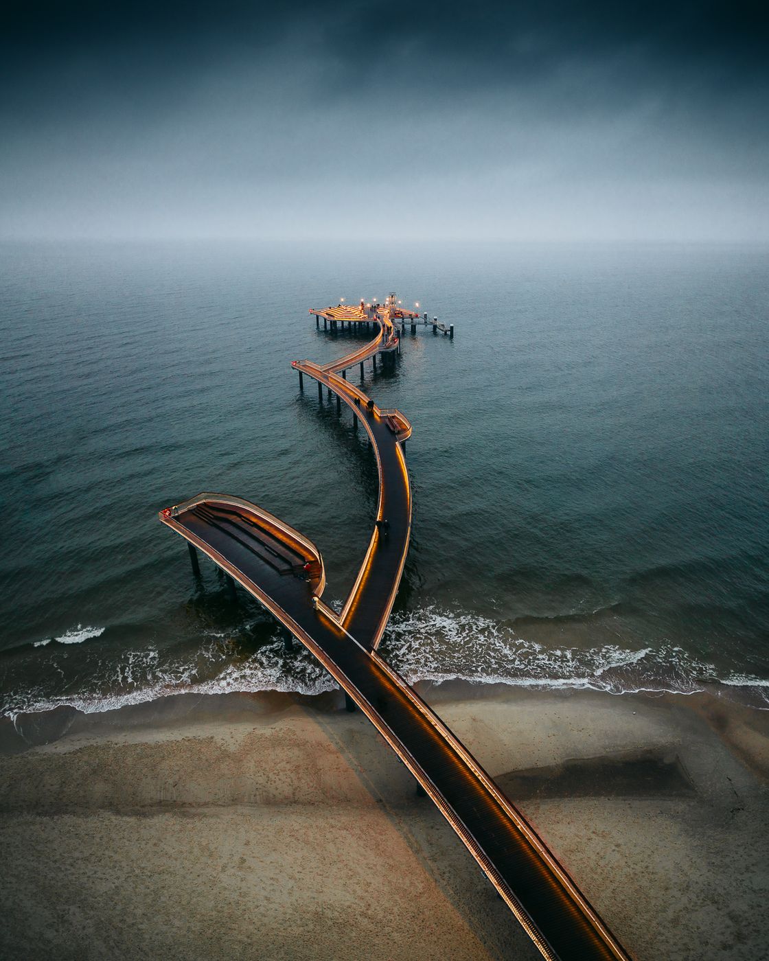 Koserow Pier (Drone), Germany