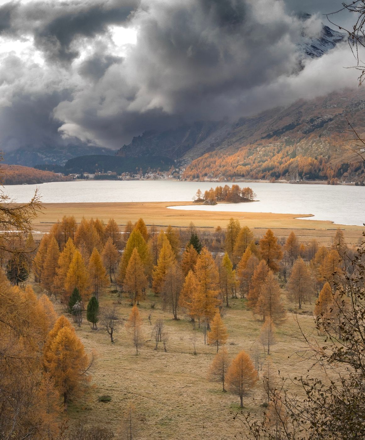 Lake sils, Switzerland