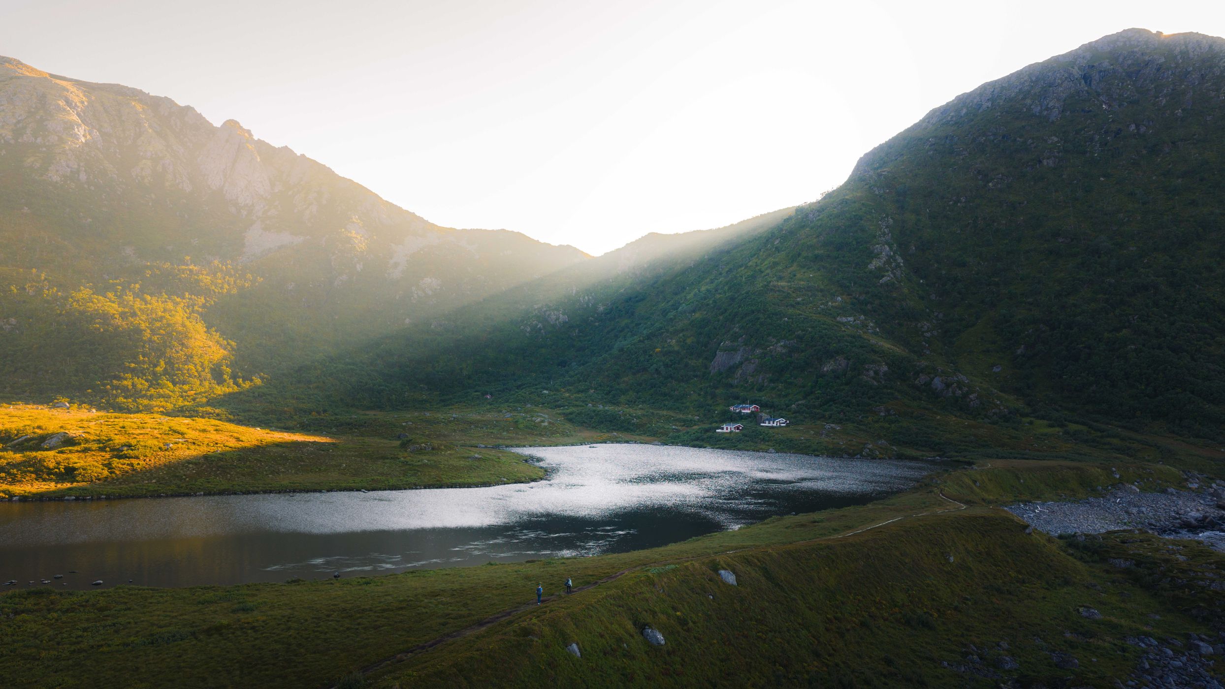 Lakes at Dronningruta, Norway