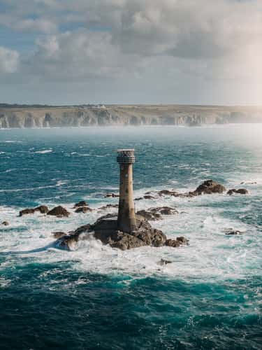 Longships Lighthouse (Drone)