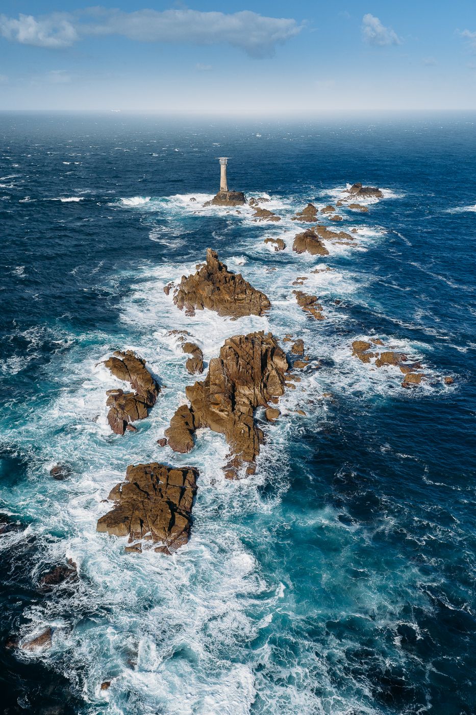 Longships Lighthouse (Drone), United Kingdom