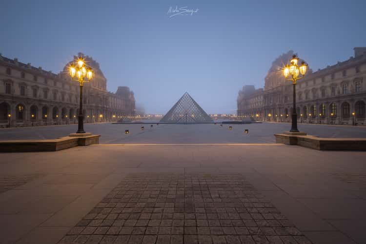 Louvre Pyramid and Museum