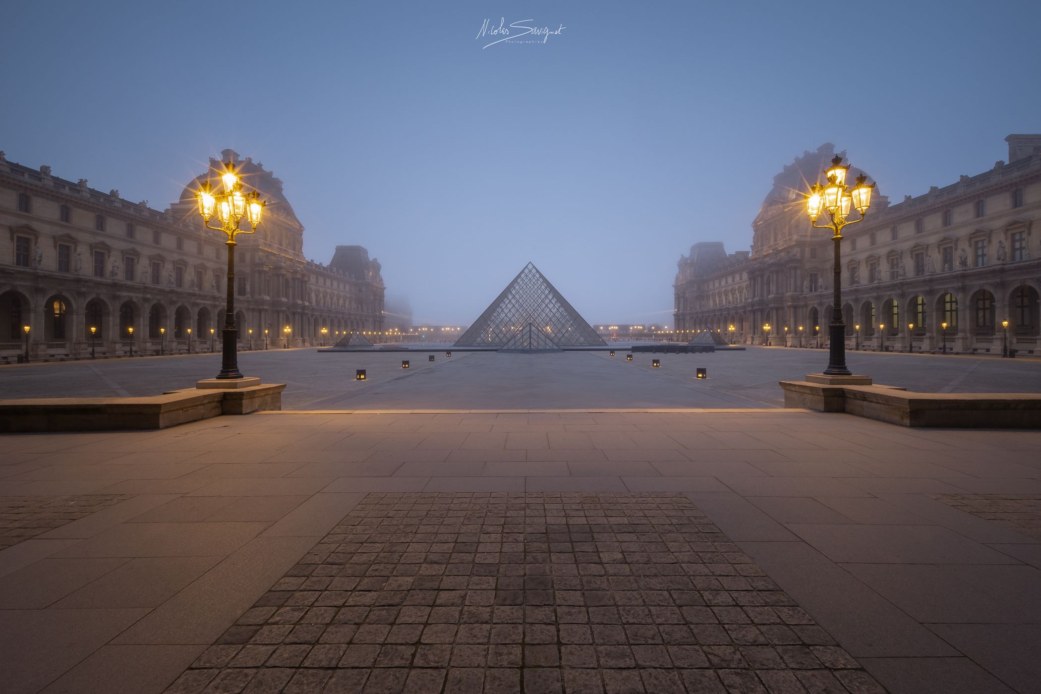 Louvre Pyramid and Museum, France