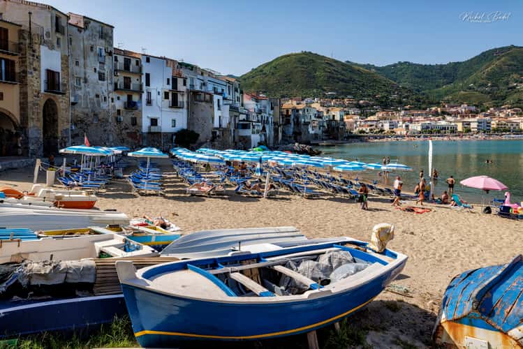 Main beach, Cefalu, Sicily