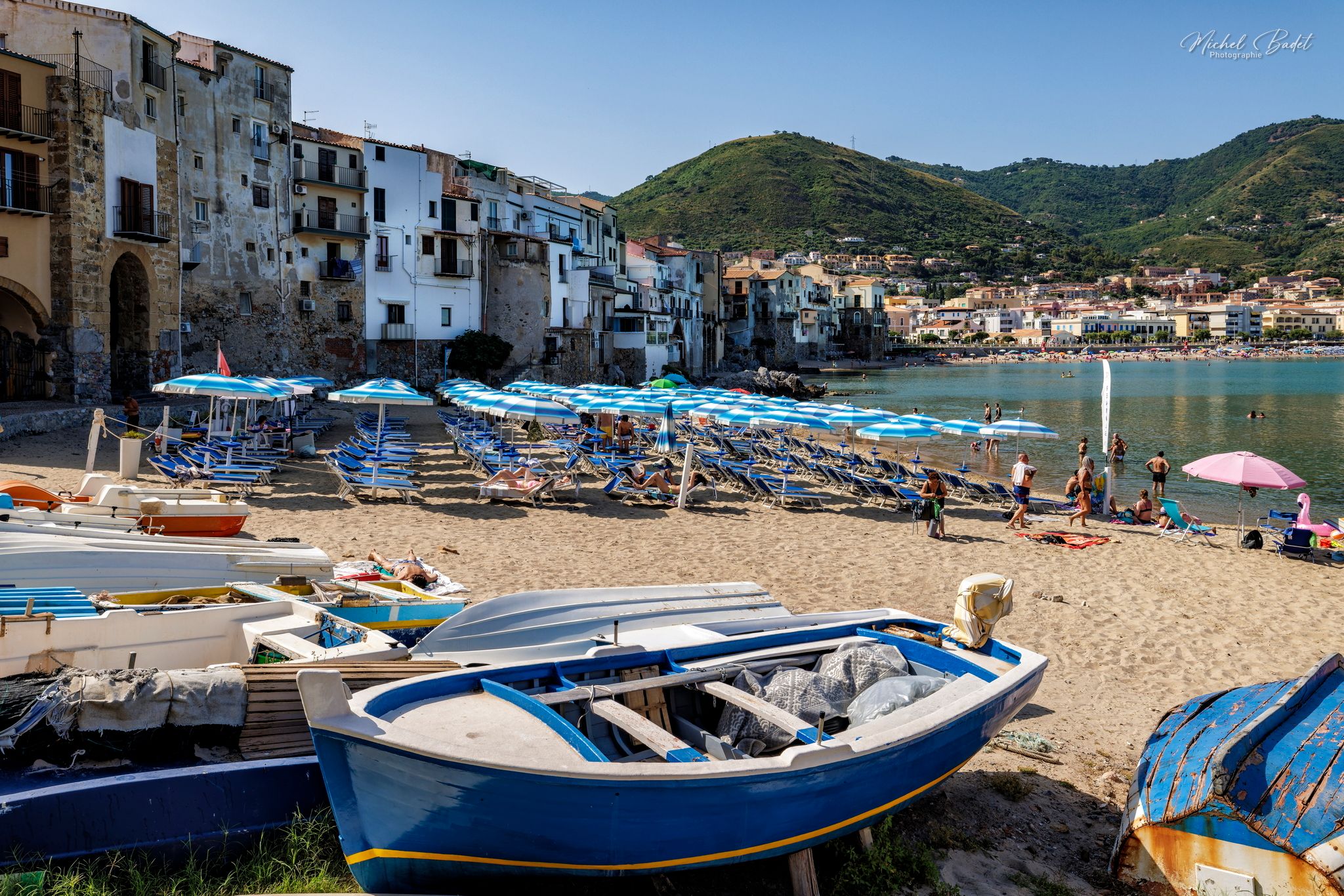 Main beach, Cefalu, Sicily, Italy