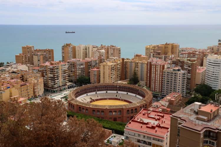 Málaga from Mirador de la Coracha