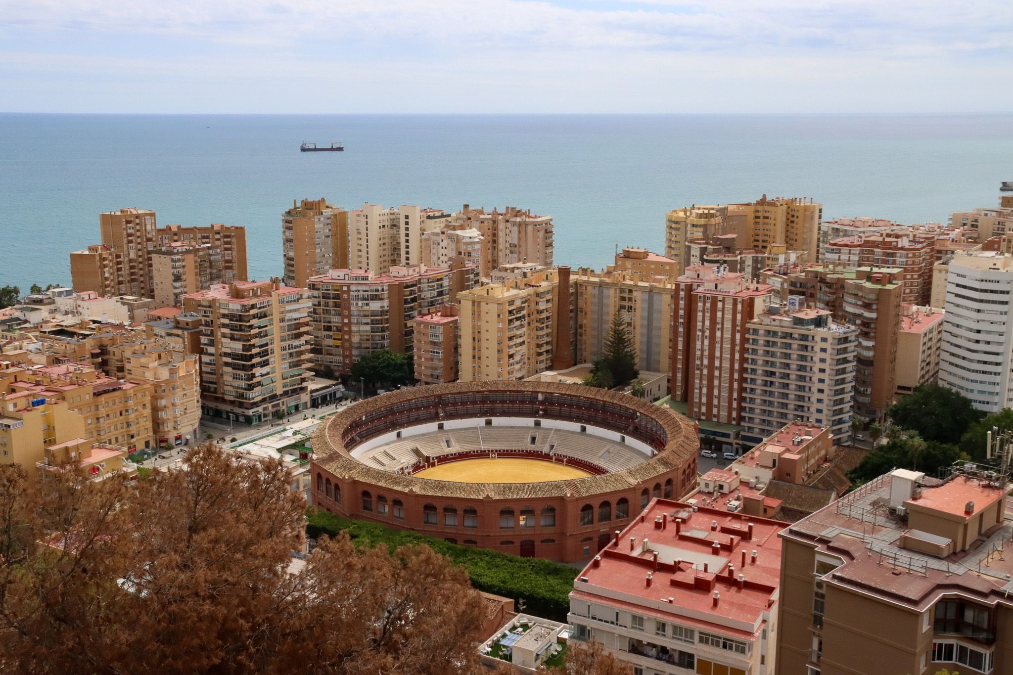 Málaga from Mirador de la Coracha, Spain