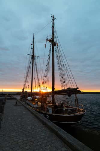 Marstal harbor, Aerø, Denmark