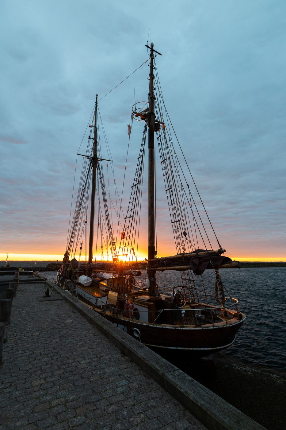 Marstal harbor, Aerø, Denmark, Denmark