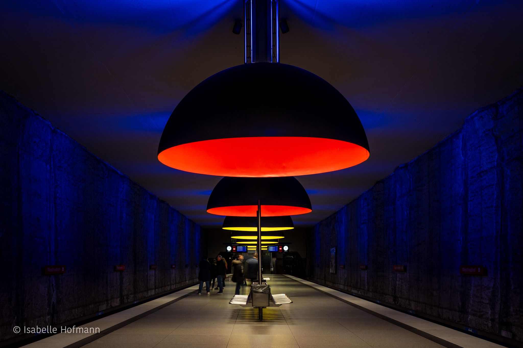 Metro station Westfriedhof, Munich, Germany