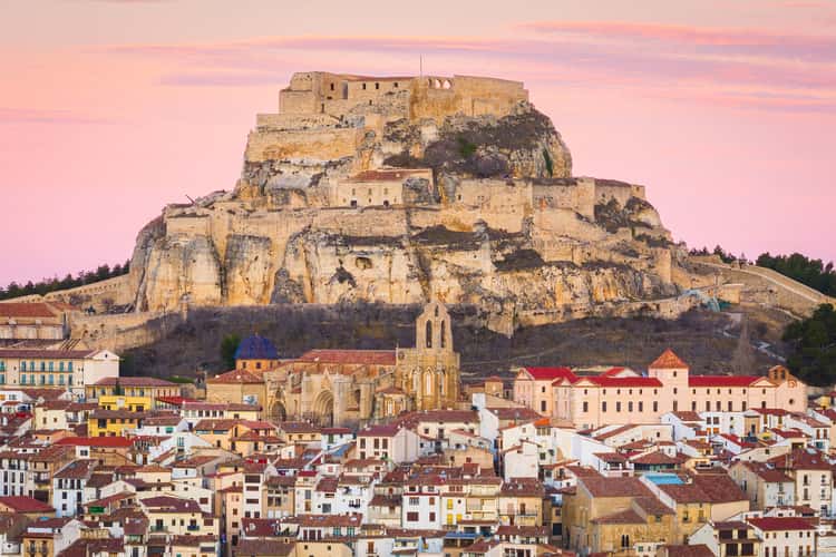 Morella town (drone)