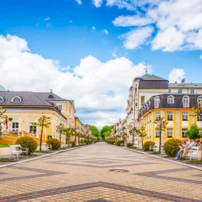 Narodni Street / Františkovy Lázně / Franzensbad, Czech Republic