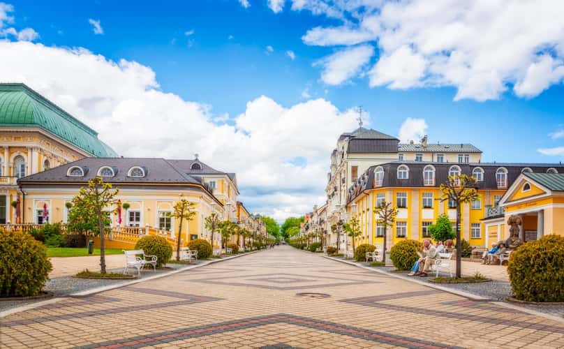 Narodni Street / Františkovy Lázně / Franzensbad