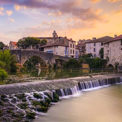 Nérac town, France