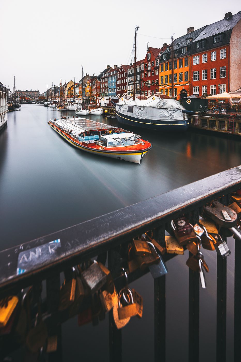 Nyhavn in Copenhagen, Denmark