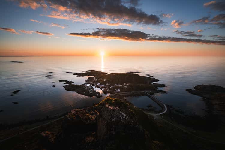 Nyken, View to Nyksund