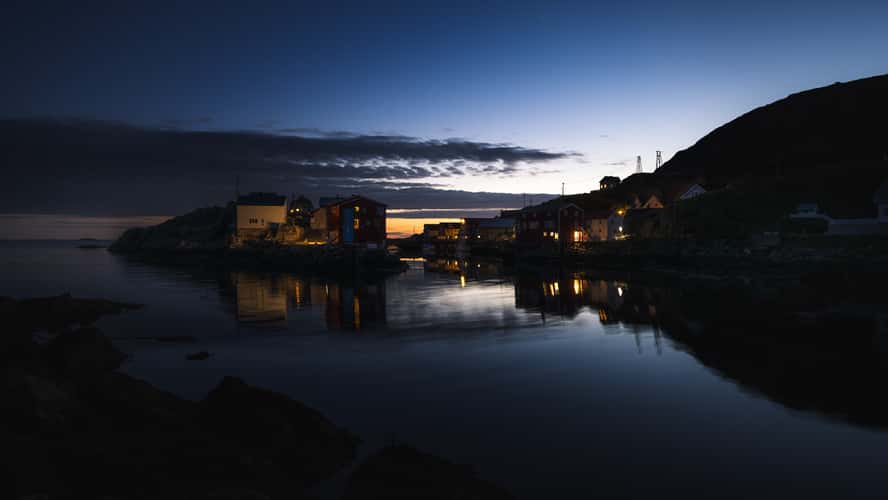 Nyksund Harbor Entry