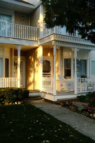 Old charm of Mackinac Island, Michigan