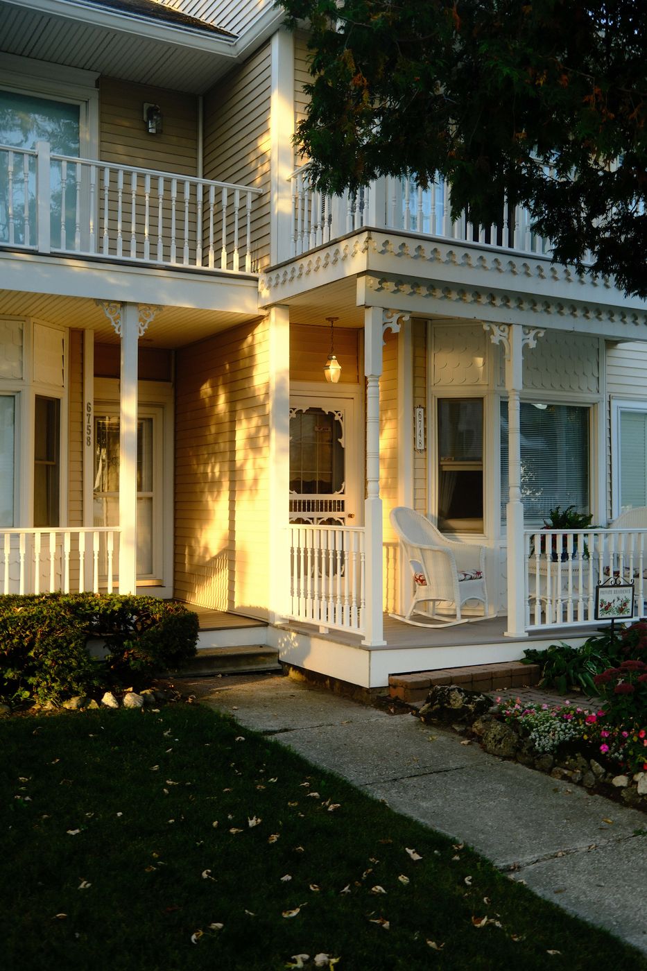 Old charm of Mackinac Island, Michigan, USA