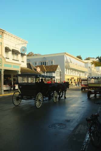 Old charm of Mackinac Island, Michigan