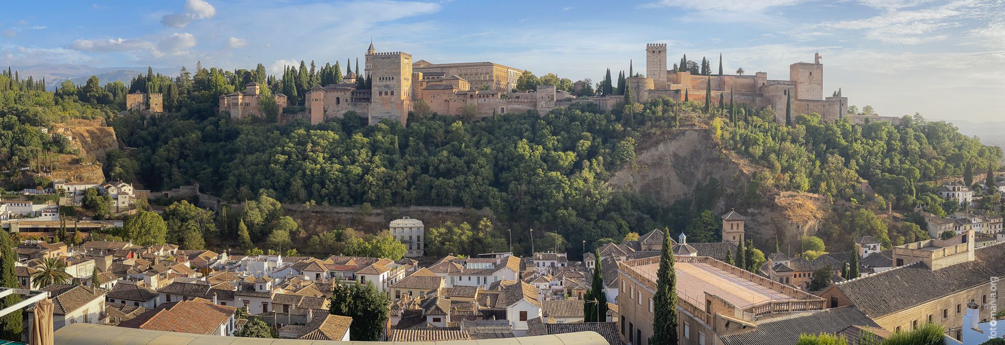 Panorama de Alhambra, Spain