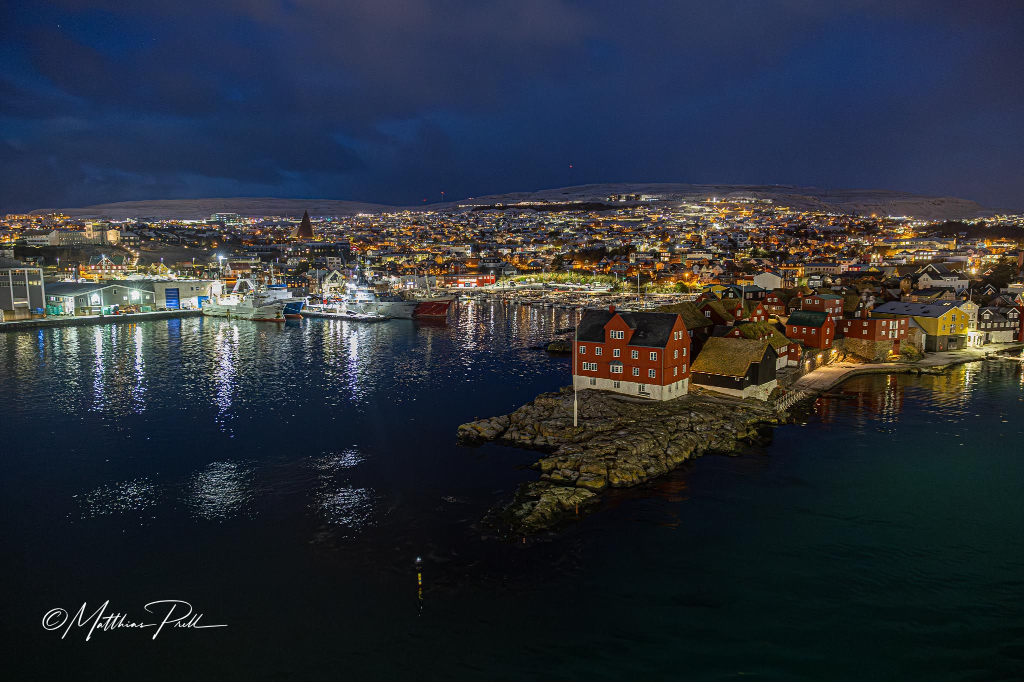 Blick auf Tórshavn, Faroe Islands