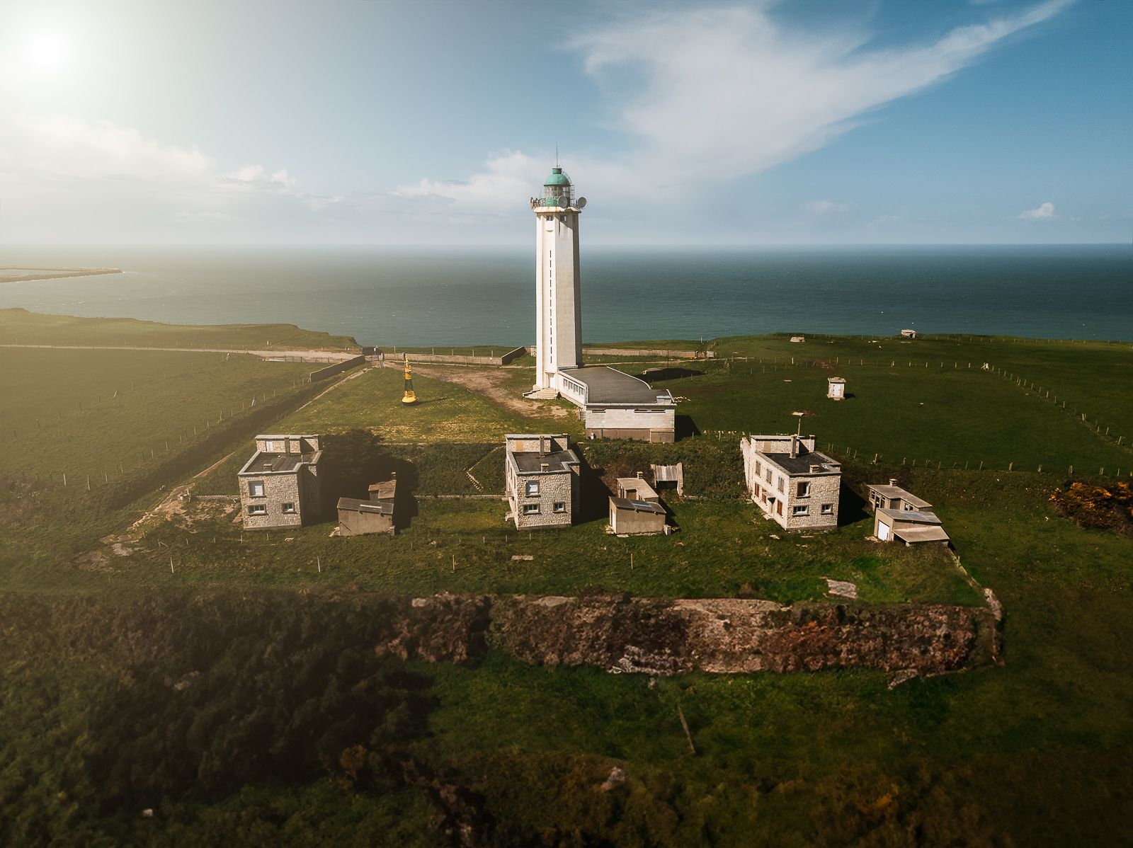 Phare d'Antifer (Drone), France