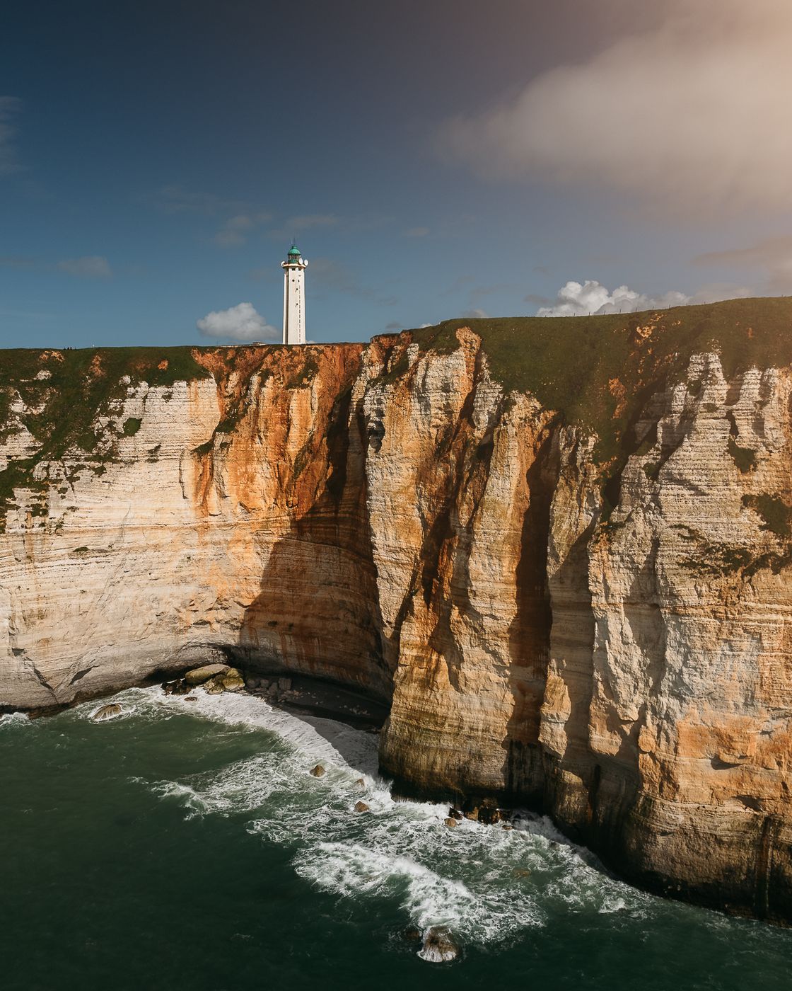 Phare d'Antifer (Drone), France
