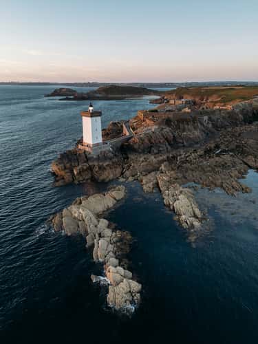 Phare de Kermorvan (Drone)