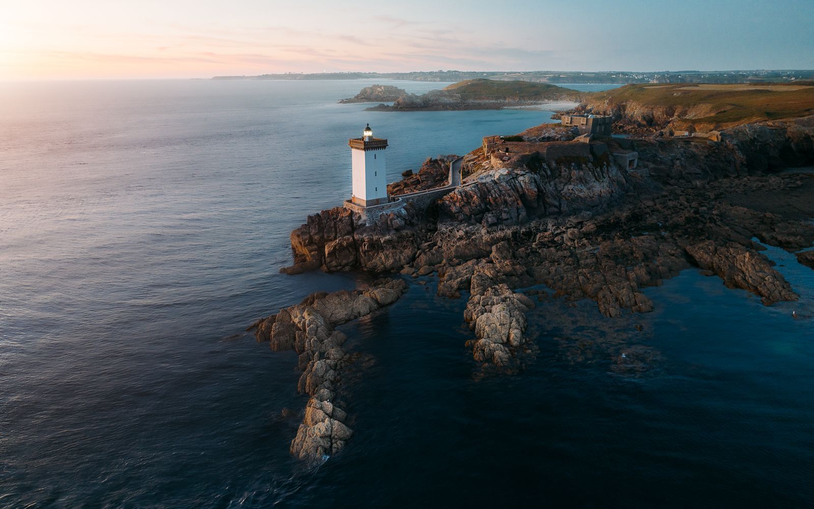 Phare de Kermorvan (Drone), France