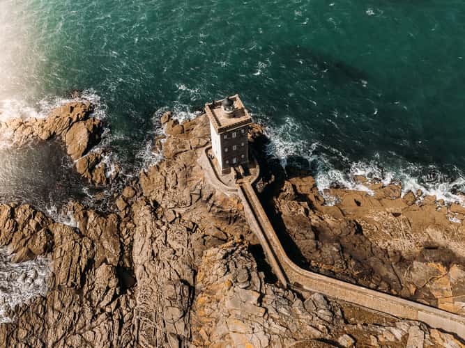 Phare de Kermorvan (Drone)