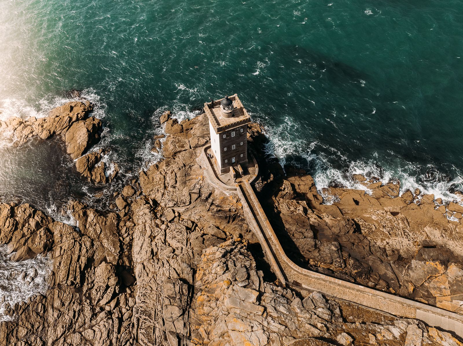 Phare de Kermorvan (Drone), France