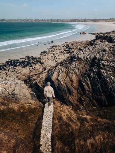 Plage des Blancs Sablons (Drone)