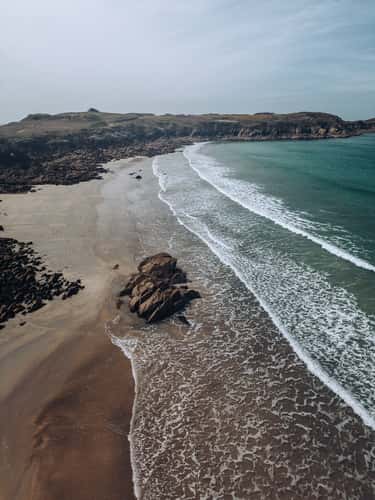 Plage des Blancs Sablons (Drone)