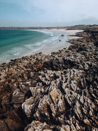 Plage des Blancs Sablons (Drone)