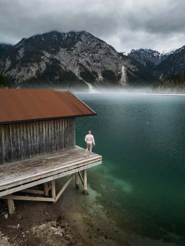 Plansee Boot House (Drone)
