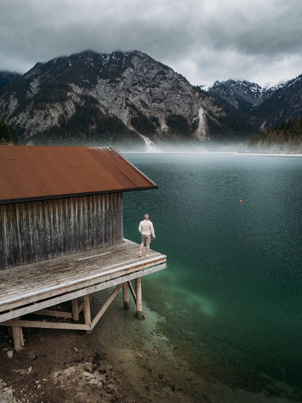 Plansee Boot House (Drone), Austria