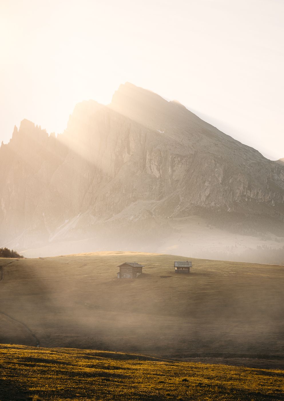 Plattkofel Cabin view, Italy