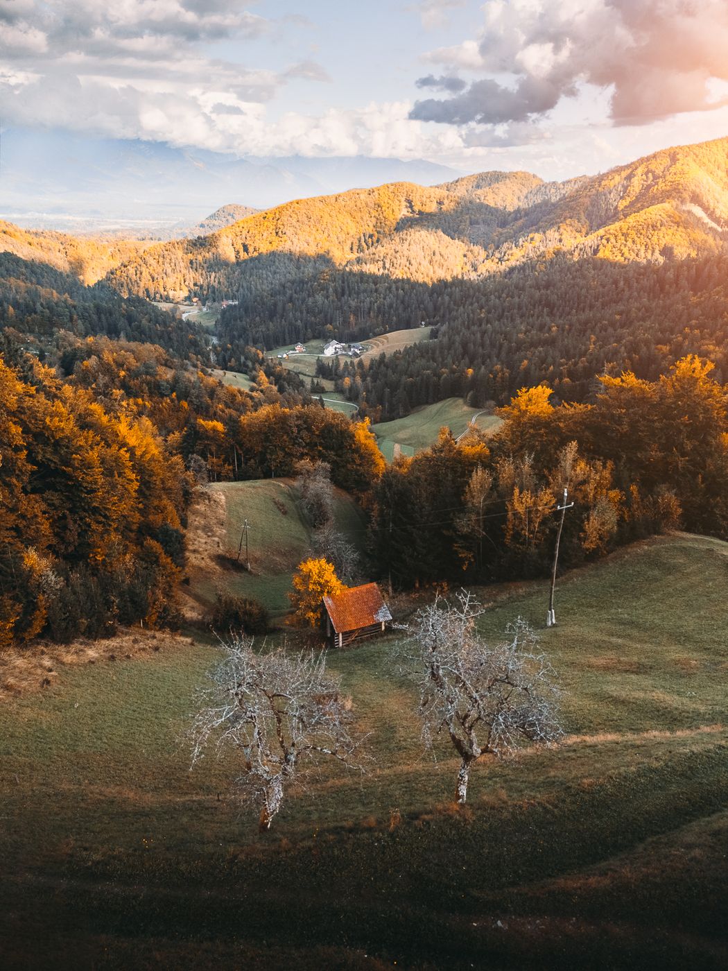 Podblica Cabins (Drone), Slovenia