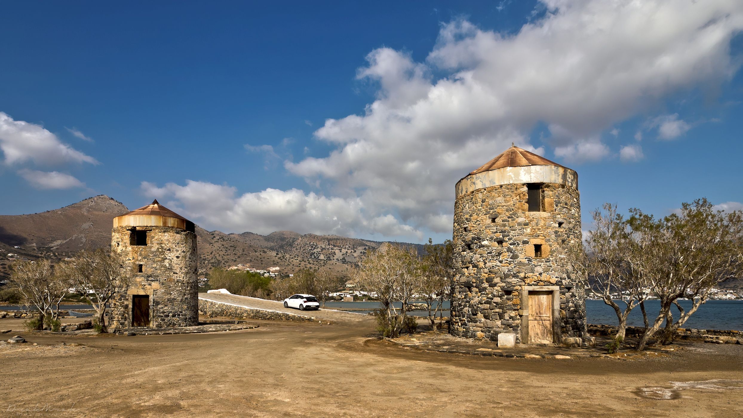 Poros Elounda Windmills, Greece