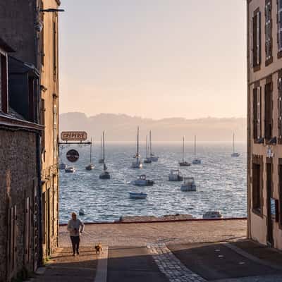 Port of Douarnenez, Brittany, France, France