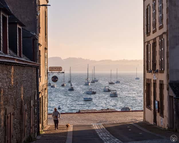 Port of Douarnenez, Brittany, France