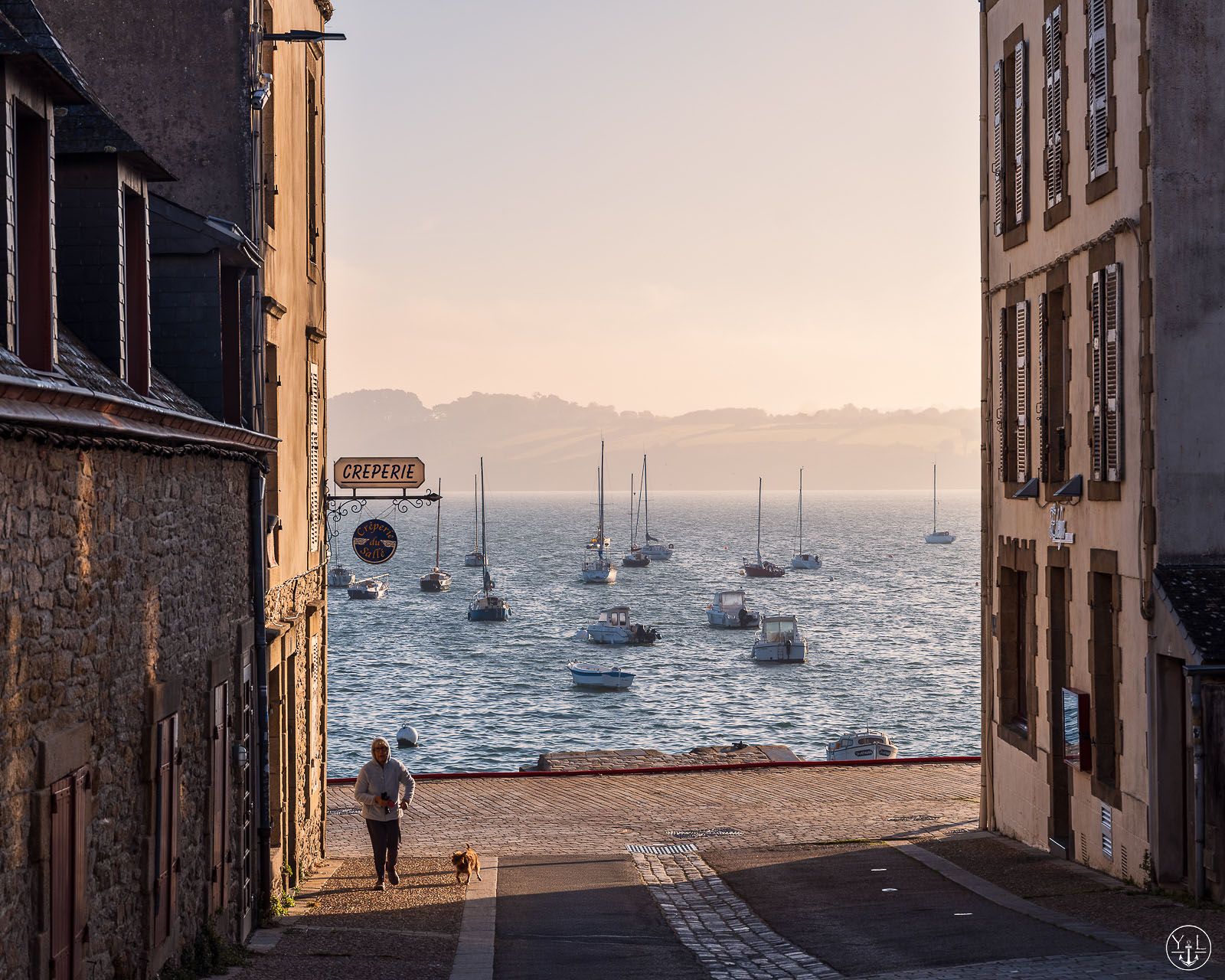 Port of Douarnenez, Brittany, France, France