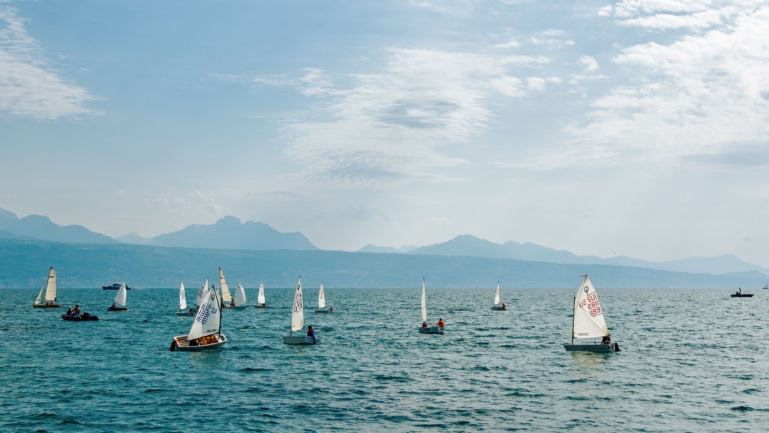 Port of Pully, Lake Geneva, Canton of Vaud, Switzerland