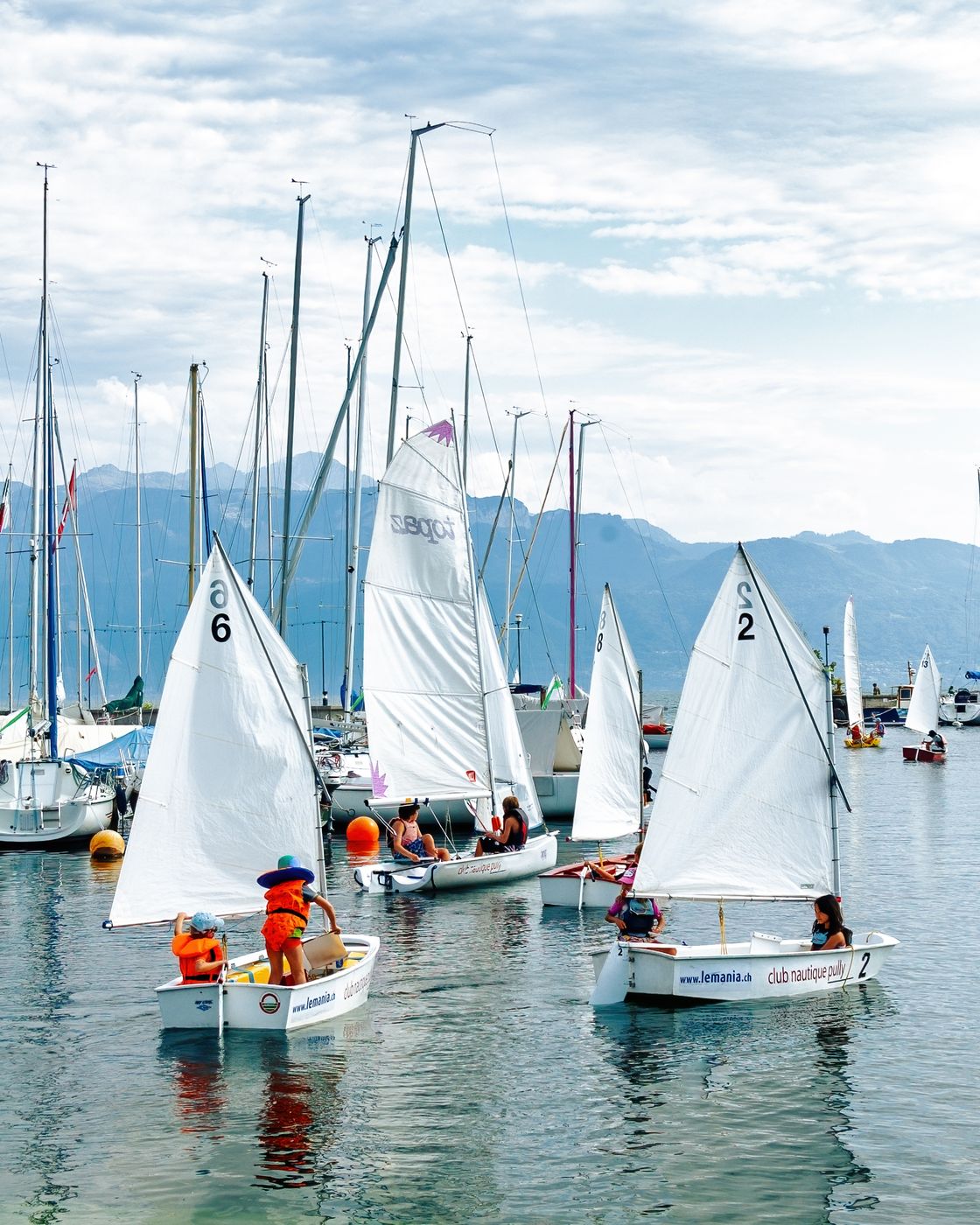 Port of Pully, Lake Geneva, Canton of Vaud, Switzerland